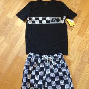 NWT Gap Boys Star Wars Bathing suit & UV Protection Shirt XXL